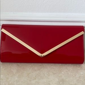 Aldo Red Clutch